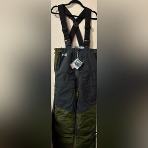 Drake Green Angler Elite Waterproof Fishing Suspender Pants